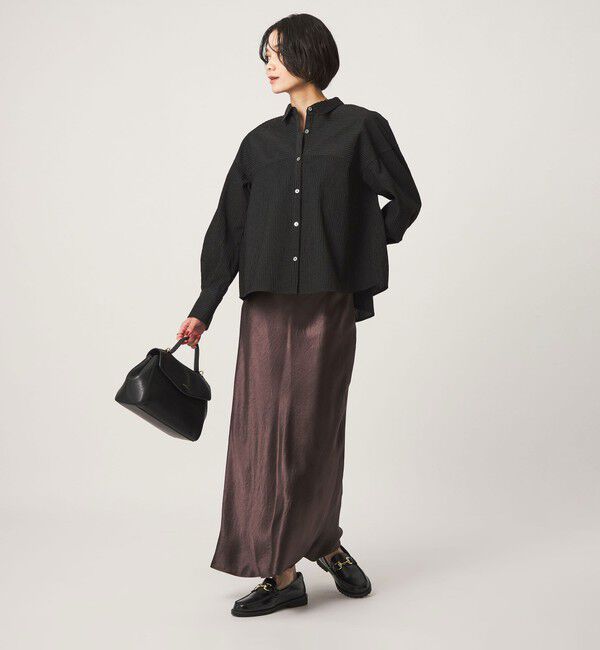 UNITED ARROWS green label relaxing「モール シアー ストライプ シャツ」|シャツ・ブラウス|
