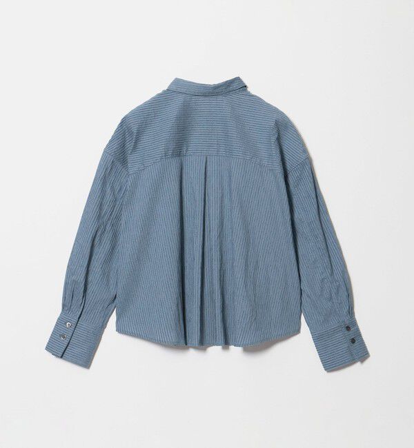 UNITED ARROWS green label relaxing「モール シアー ストライプ シャツ」|シャツ・ブラウス|
