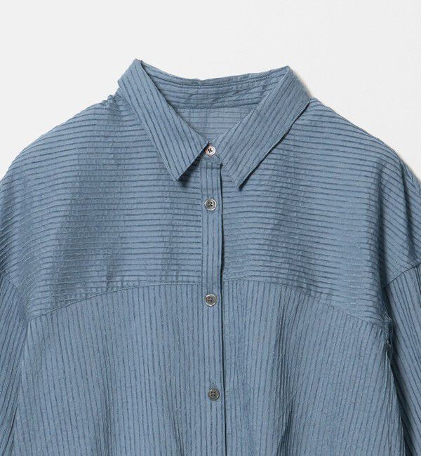 UNITED ARROWS green label relaxing「モール シアー ストライプ シャツ」|シャツ・ブラウス|