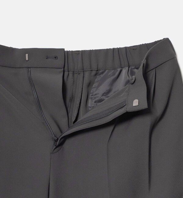 UNITED ARROWS「ポリエステル 2タック ワイドパンツ ‐吸水速乾 帯電防止 接触冷感‐」|スラックス|