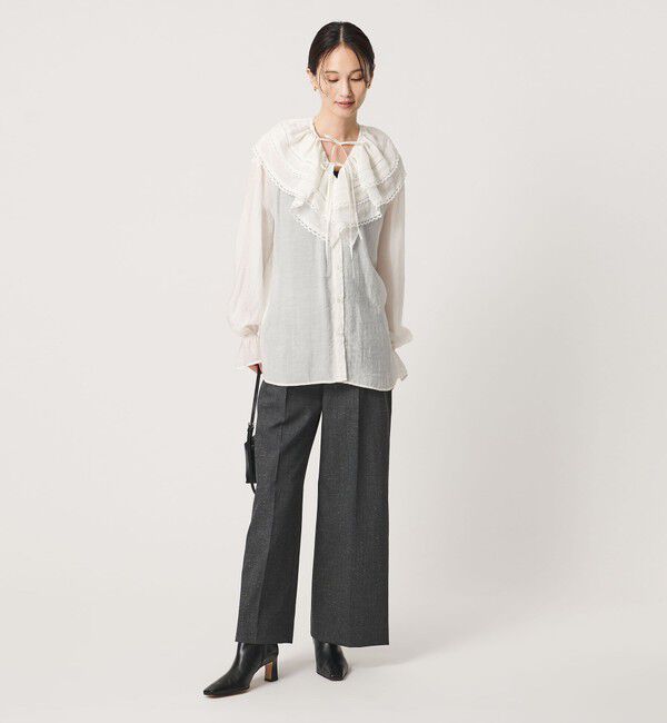 UNITED ARROWS「CANGIOLI ストレート パンツ」|スラックス|