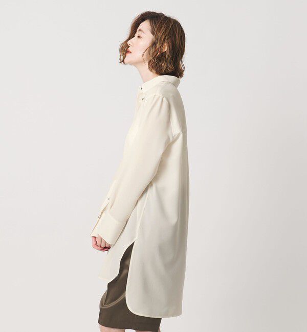 conte「＜conte＞ジョーゼット チュニックシャツ」|シャツ・ブラウス|