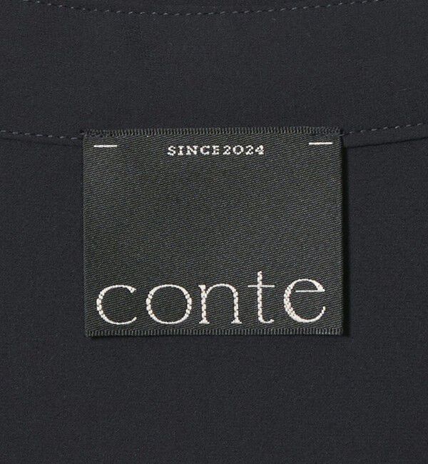 conte「＜conte＞ジョーゼット チュニックシャツ」|シャツ・ブラウス|