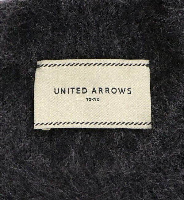 UNITED ARROWS「フォックスカシミヤ クルーネック ショート ニット」|ニット・セーター|