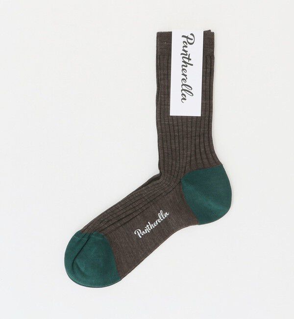 UNITED ARROWS「＜Pantherella＞バイカラー W/N リブソックス」|ソックス|