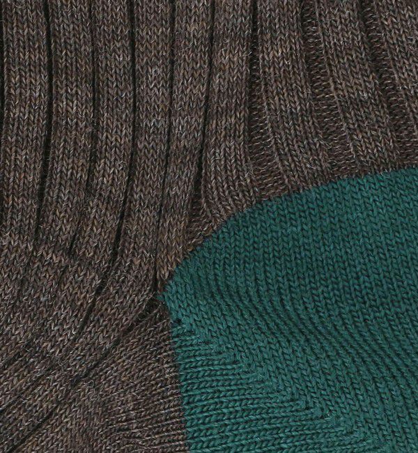 UNITED ARROWS「＜Pantherella＞バイカラー W/N リブソックス」|ソックス|