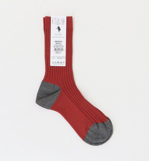 UNITED ARROWS「＜Pantherella＞バイカラー W/N リブソックス」|ソックス|BRICK