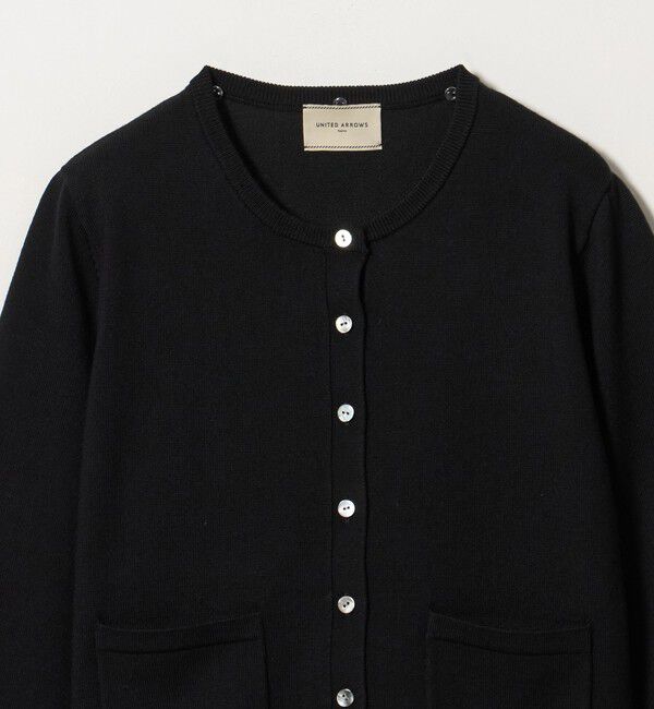 UNITED ARROWS「ファーリー ニット カーディガン」|カーディガン|