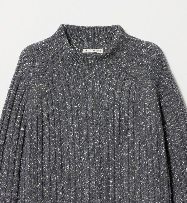 UNITED ARROWS「ワイドリブ ボトルネック ニット」|ニット・セーター|
