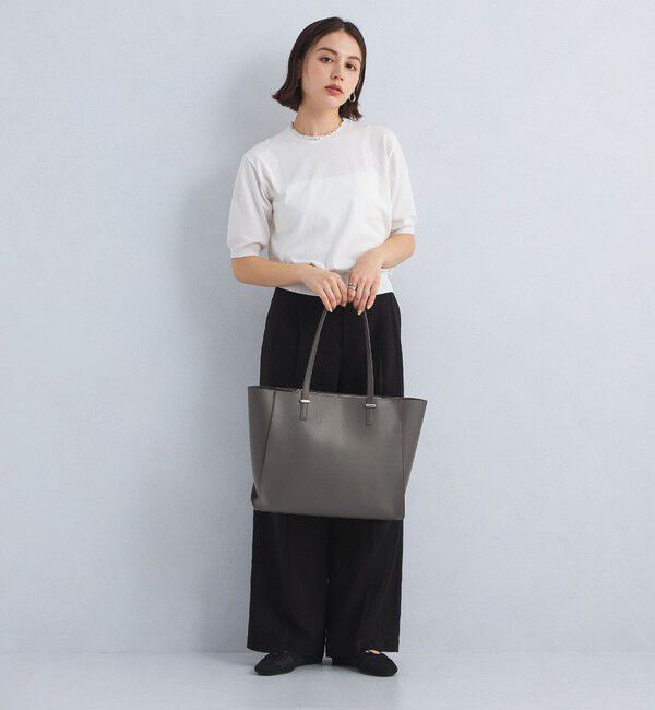 UNITED ARROWS green label relaxing「【WEB限定】ワンポイント シンプル トートバッグ（ソフトPCバッグ付） / A4 / 通勤」|トートバッグ|