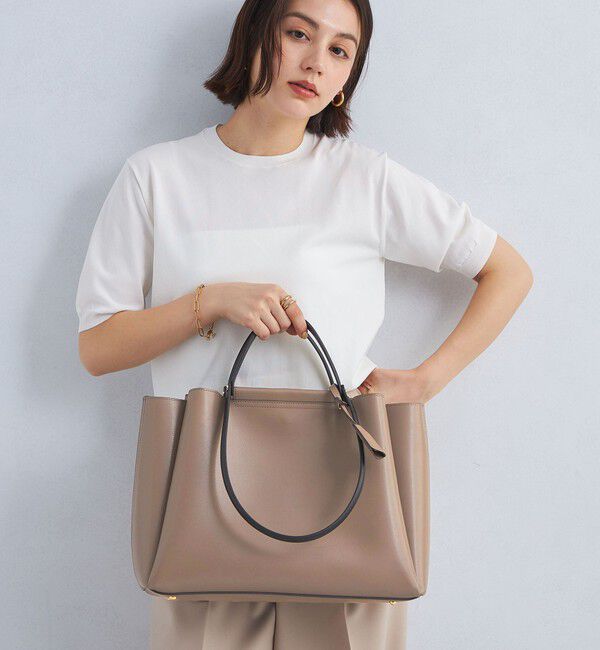 UNITED ARROWS green label relaxing「【WEB限定】NEW ダブルハンドルトートバッグ / A4 / 通勤 / PCバッグ付き」|ショルダー・メッセンジャー|