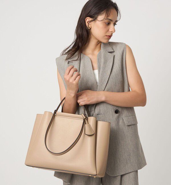 UNITED ARROWS green label relaxing「【WEB限定】NEW ダブルハンドルトートバッグ / A4 / 通勤 / PCバッグ付き」|ショルダー・メッセンジャー|