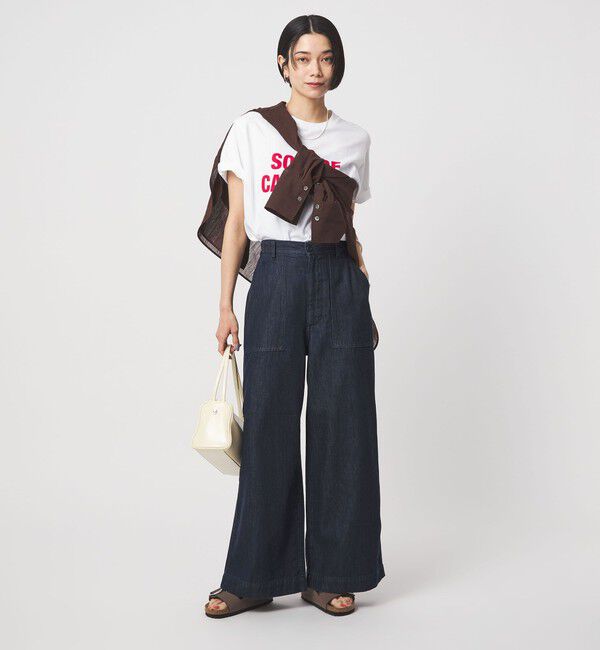 UNITED ARROWS green label relaxing「＜スタイリスト兵藤千尋さんコラボ＞ベイカー ライト デニム」|デニム|