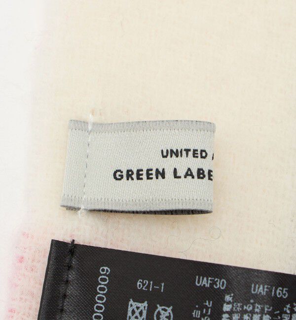 UNITED ARROWS green label relaxing「ウールリバーシブル チェックマフラー」|ストール|