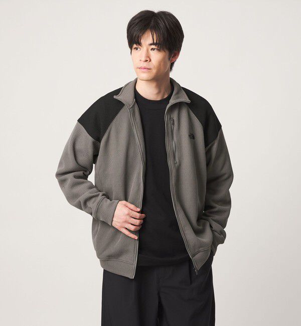 UNITED ARROWS green label relaxing「＜THE NORTH FACE＞クオーター ニット フルジップ ジャケット」|スウェット・ジャージ|MD.GRAY