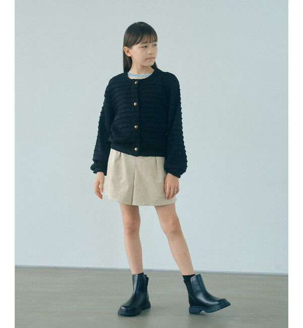 UNITED ARROWS green label relaxing「バック リブ ショート ブーツ / キッズ 17cm-23cm」|スニーカー|