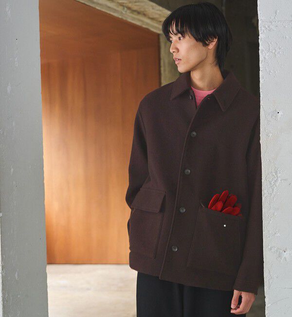 UNITED ARROWS green label relaxing「SENTDALE WOOL カバーオール」|ブルゾン・スタジャン|