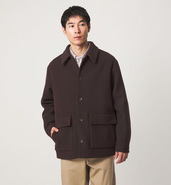 UNITED ARROWS green label relaxing「SENTDALE WOOL カバーオール」|ブルゾン・スタジャン|