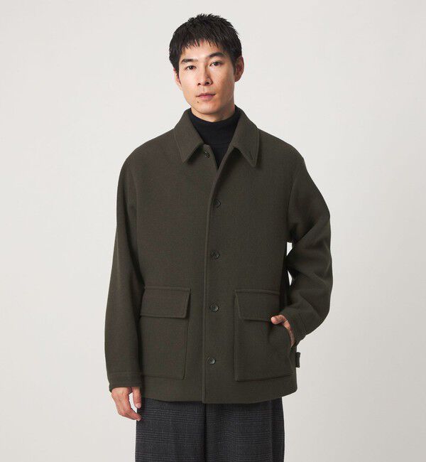 UNITED ARROWS green label relaxing「SENTDALE WOOL カバーオール」|ブルゾン・スタジャン|