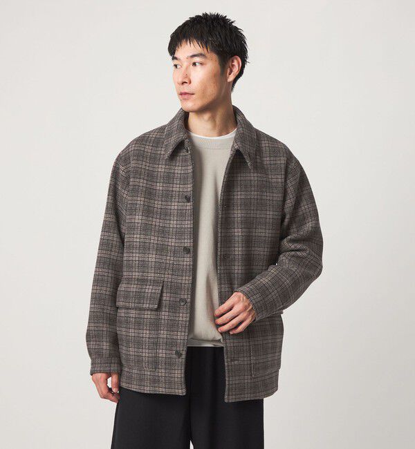UNITED ARROWS green label relaxing「SENTDALE WOOL カバーオール」|ブルゾン・スタジャン|