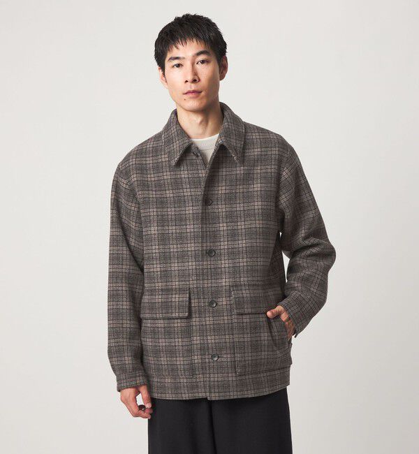 UNITED ARROWS green label relaxing「SENTDALE WOOL カバーオール」|ブルゾン・スタジャン|