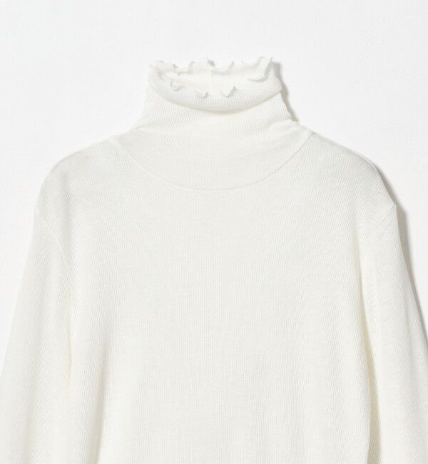 UNITED ARROWS green label relaxing「テレコ ソデ レース タートルネック プルオーバー」|Tシャツ・カットソー|