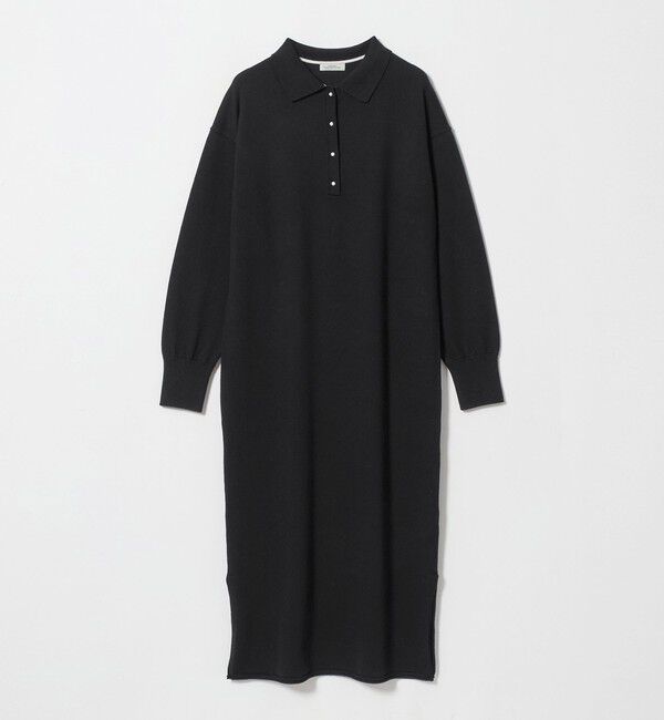 UNITED ARROWS green label relaxing「フェイクパール ボタン ニット ワンピース ウォッシャブル」|ワンピース|