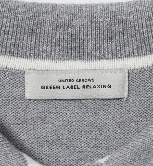 UNITED ARROWS green label relaxing「フェイクパール ボタン ニット ワンピース ウォッシャブル」|ワンピース|