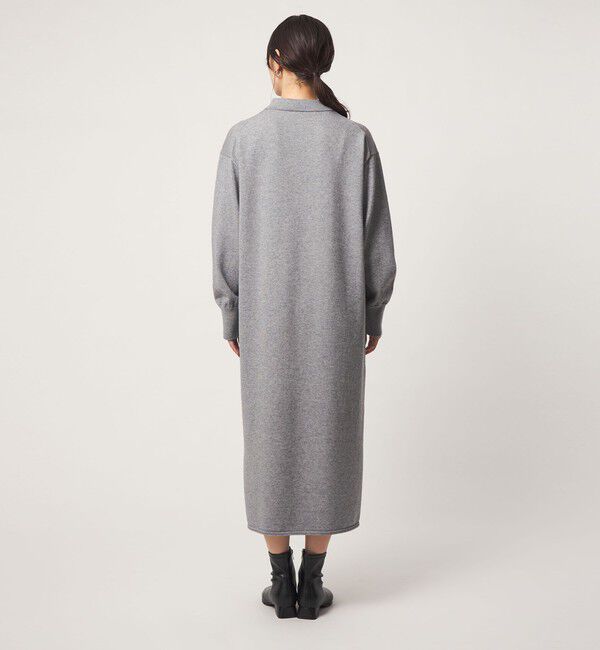 UNITED ARROWS green label relaxing「フェイクパール ボタン ニット ワンピース ウォッシャブル」|ワンピース|
