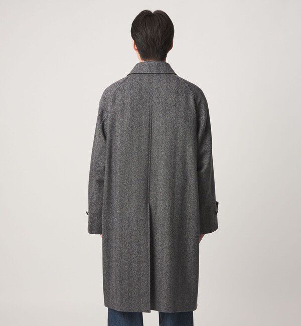 UNITED ARROWS green label relaxing「FINE BASIC ウール ツイード ステンカラー コート」|ステンカラーコート|