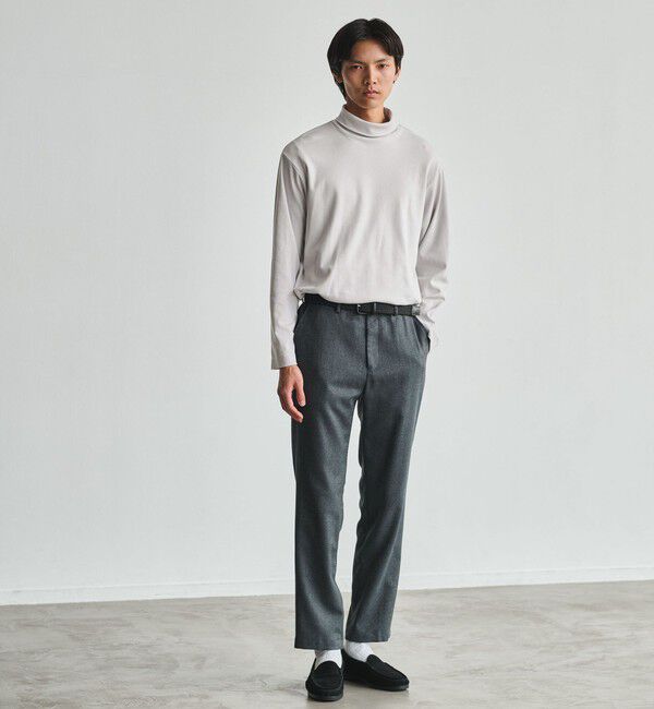 UNITED ARROWS green label relaxing「オーガニックコットン スムース タートルネック カットソー」|Tシャツ・カットソー|