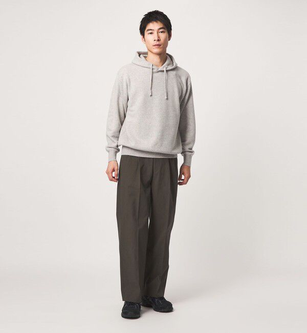 UNITED ARROWS green label relaxing「FINE BASIC スーパー 170s ウール フーディ パーカー」|パーカー|