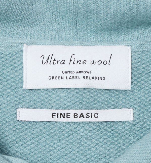 UNITED ARROWS green label relaxing「FINE BASIC スーパー 170s ウール フーディ パーカー」|パーカー|