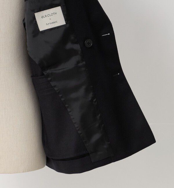 UNITED ARROWS green label relaxing「GLR CLOTH フラノ ダブルブレスト 6B R/RG セットアップジャケット」|テーラードジャケット|