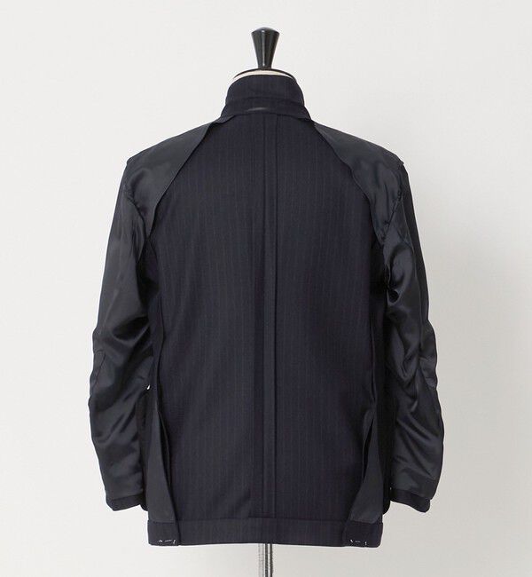 UNITED ARROWS green label relaxing「GLR CLOTH フラノ ダブルブレスト 6B R/RG セットアップジャケット」|テーラードジャケット|