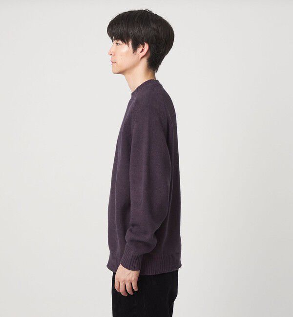 UNITED ARROWS green label relaxing「フェード サドル クルーネック ニット -ハンドウォッシャブル-」|ニット・セーター|