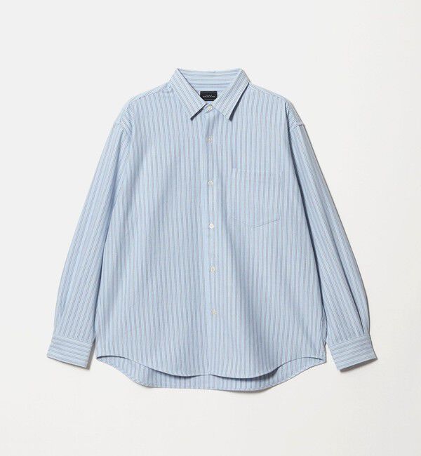 UNITED ARROWS green label relaxing「フラノ パターン ジャストルーズ 長袖 シャツ -2WAYストレッチ-」|シャツ・ブラウス|