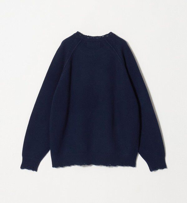 UNITED ARROWS green label relaxing「AOTEAROA WOOL FRAY クルーネック ニット」|ニット・セーター|