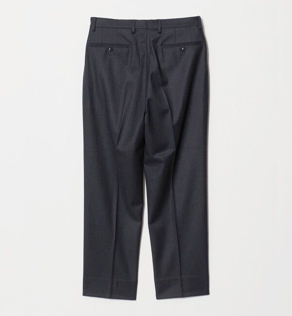 UNITED ARROWS green label relaxing「GLR CLOTH フラノ RLX/RG 2プリーツ スラックス セットアップパンツ」|スラックス|