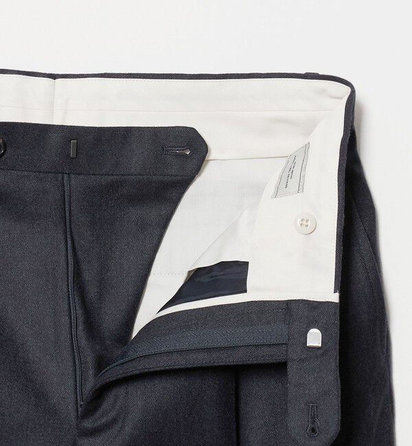 UNITED ARROWS green label relaxing「GLR CLOTH フラノ RLX/RG 2プリーツ スラックス セットアップパンツ」|スラックス|