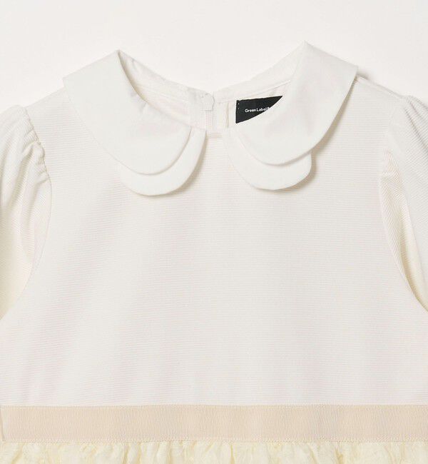 UNITED ARROWS green label relaxing「リップル ハナガラ レース ワンピース / キッズ 110cm-130cm」|ワンピース|