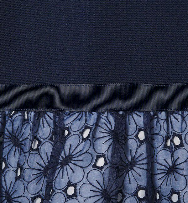 UNITED ARROWS green label relaxing「リップル ハナガラ レース ワンピース / キッズ 110cm-130cm」|ワンピース|