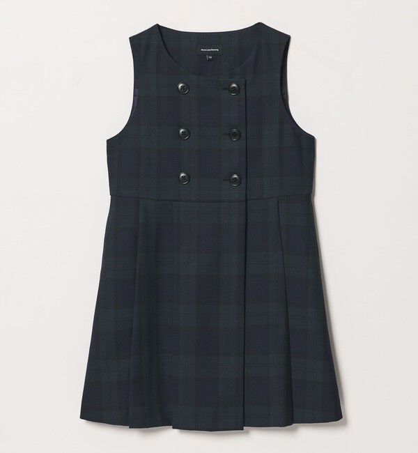 UNITED ARROWS green label relaxing「ブラックウォッチ ジャンスカ / キッズ 110cm-130cm」|ワンピース|