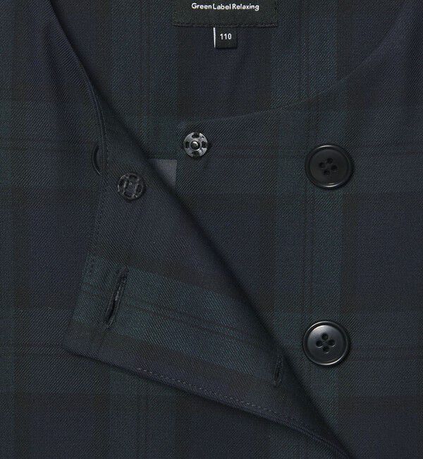 UNITED ARROWS green label relaxing「ブラックウォッチ ジャンスカ / キッズ 110cm-130cm」|ワンピース|