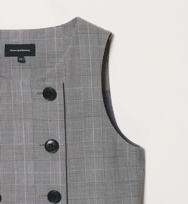 UNITED ARROWS green label relaxing「グレンチェック ジャンスカ / キッズ 110cm-130cm」|ワンピース|