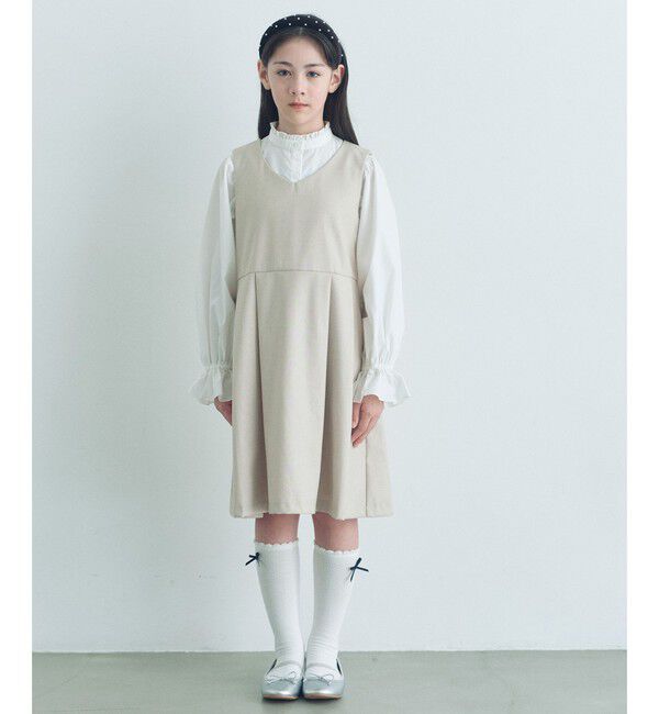 UNITED ARROWS green label relaxing「ボレロ  ジャンパースカート セット / キッズ 140cm-160cm」|ワンピース|