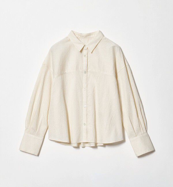 UNITED ARROWS green label relaxing「モール シアー ストライプ シャツ」|シャツ・ブラウス|