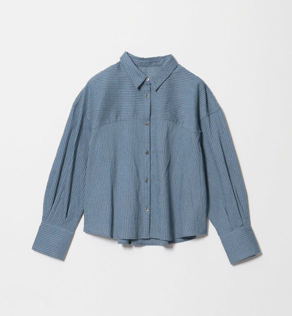 UNITED ARROWS green label relaxing「モール シアー ストライプ シャツ」|シャツ・ブラウス|