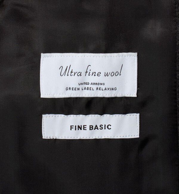 UNITED ARROWS green label relaxing「FINE BASIC Super160's フラノ ダブルブレスト ジャケット」|テーラードジャケット|