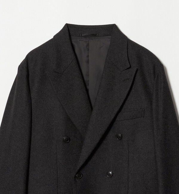 UNITED ARROWS green label relaxing「FINE BASIC Super160's フラノ ダブルブレスト ジャケット」|テーラードジャケット|